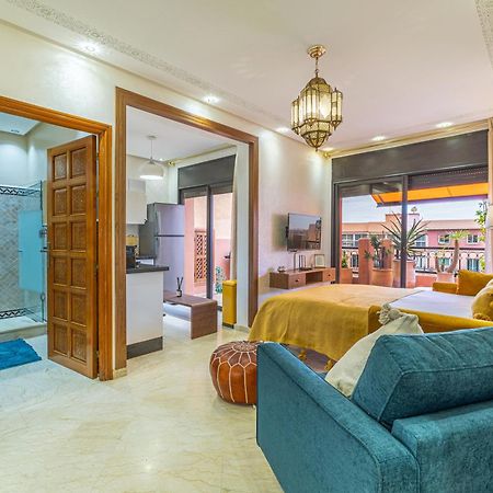 Le Jasmin - Appartement Authentique A Gueliz Marrakesh Bagian luar foto