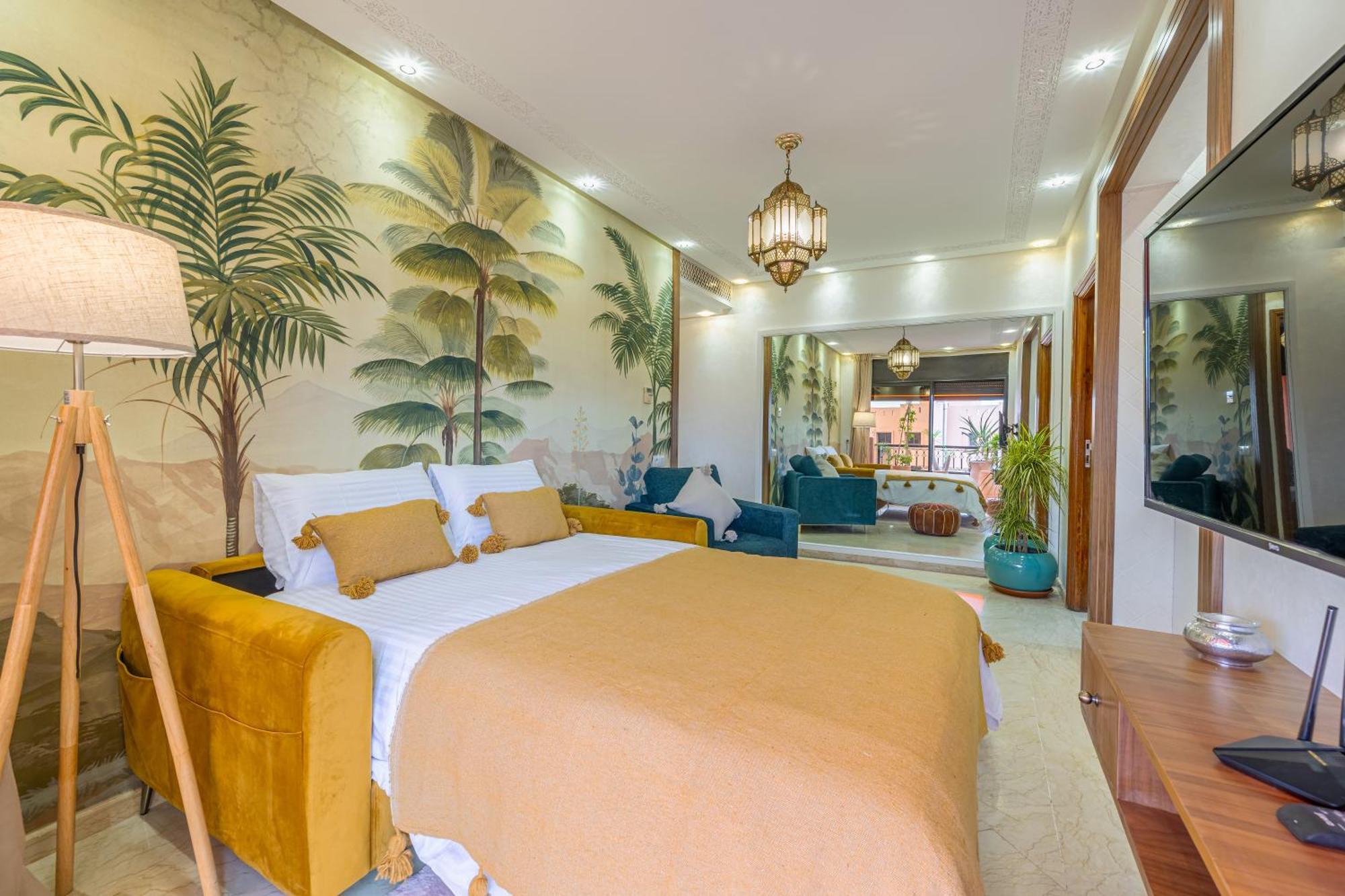 Le Jasmin - Appartement Authentique A Gueliz Marrakesh Bagian luar foto