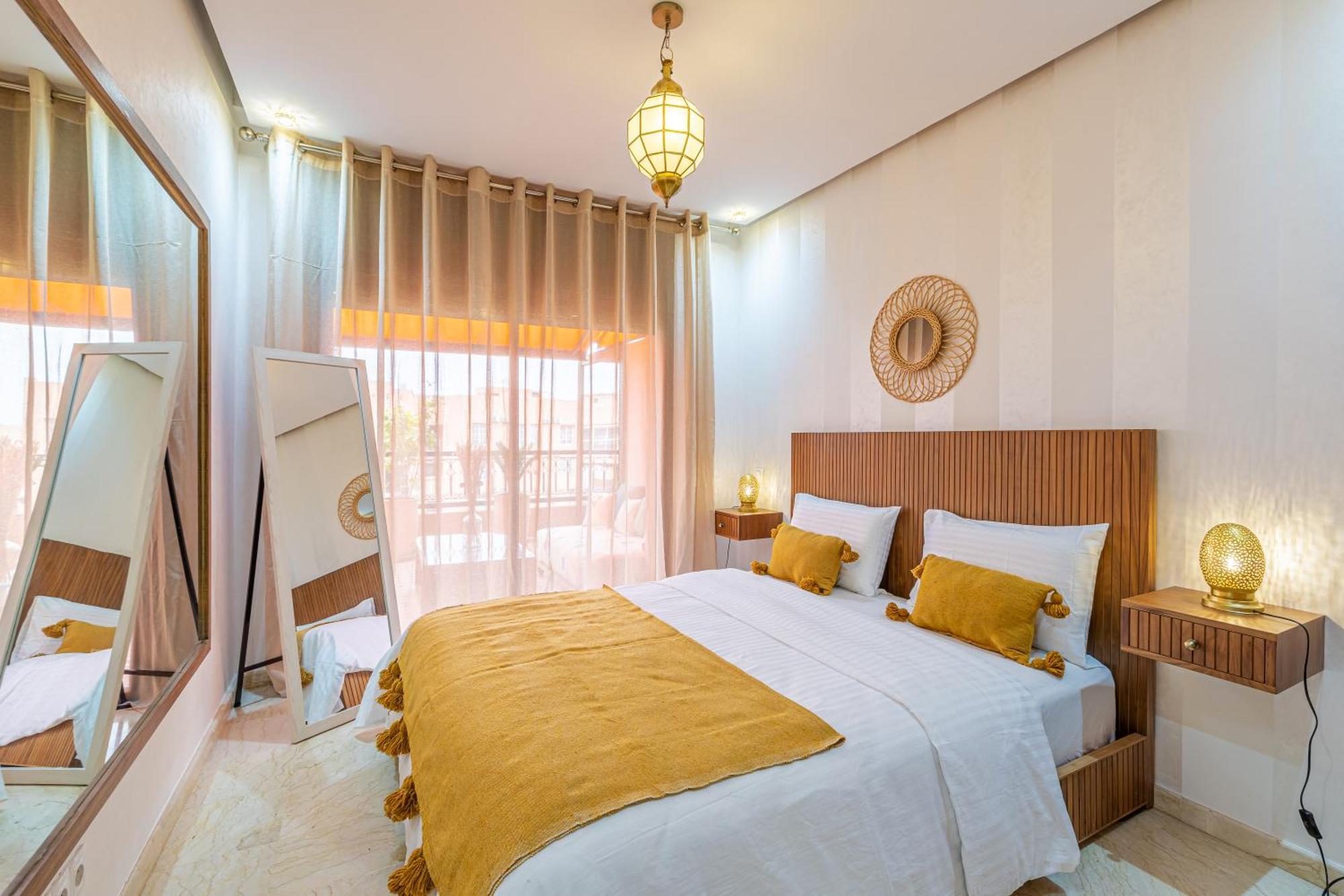 Le Jasmin - Appartement Authentique A Gueliz Marrakesh Bagian luar foto