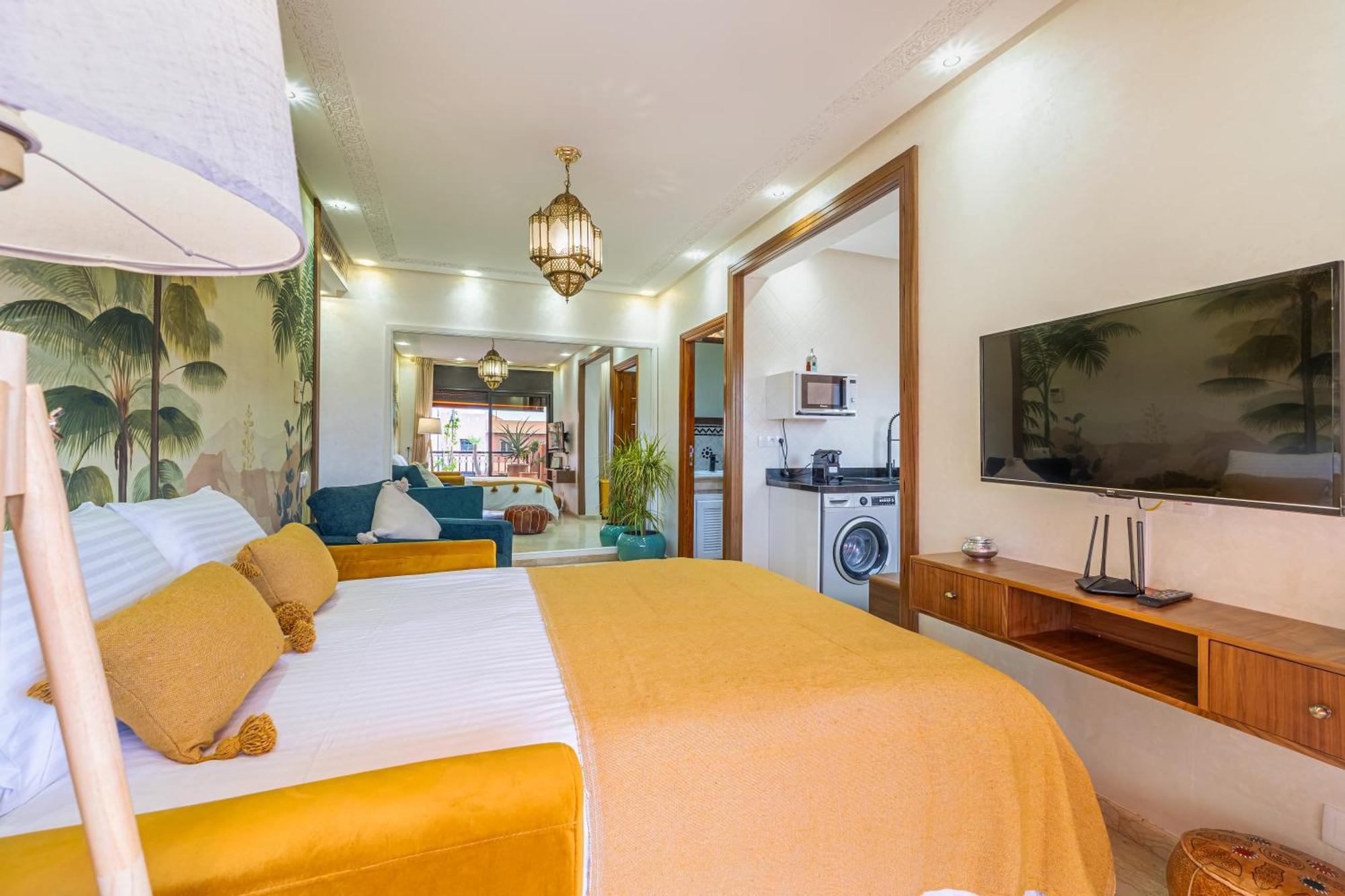 Le Jasmin - Appartement Authentique A Gueliz Marrakesh Bagian luar foto